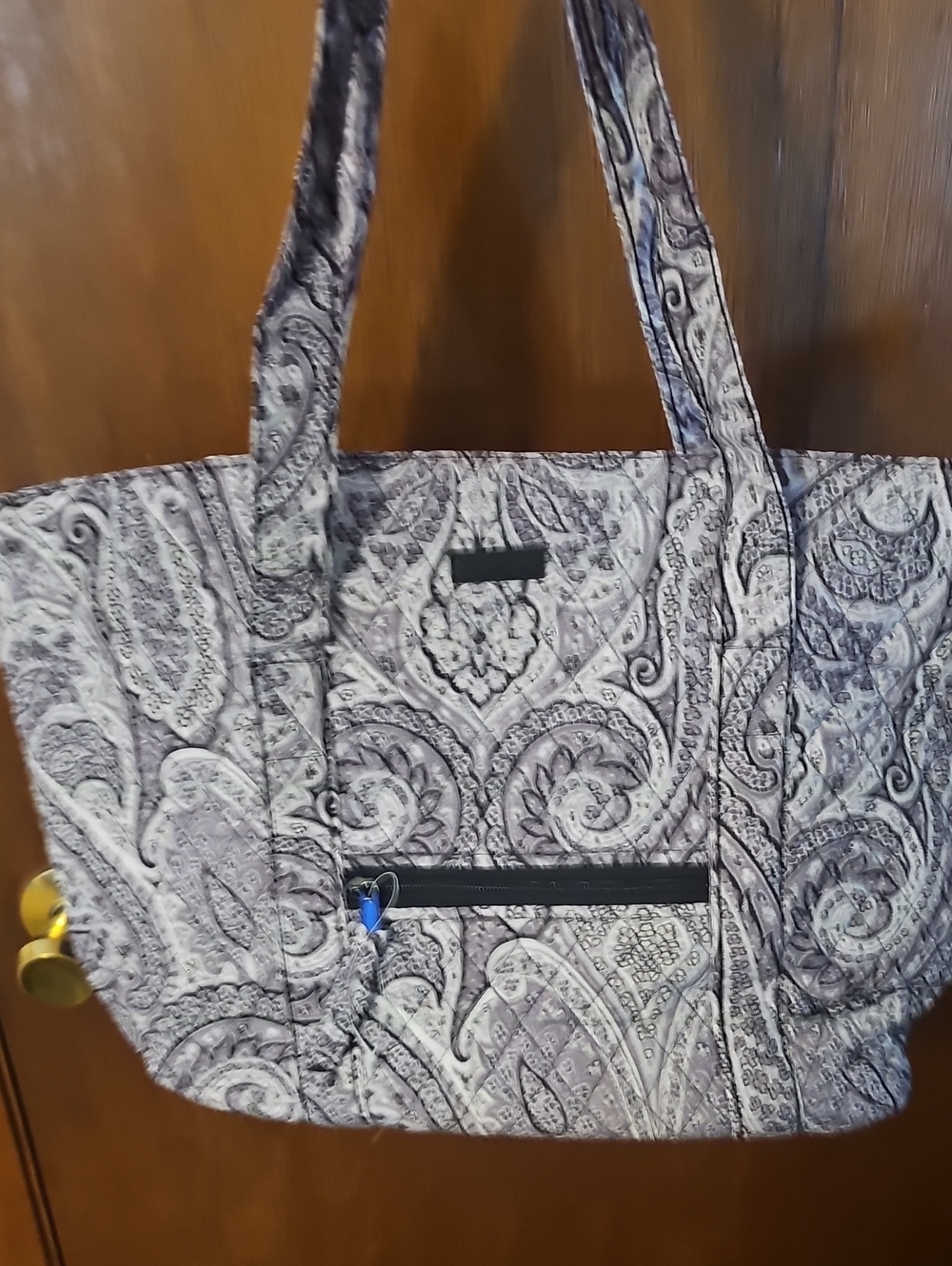 Waverly Home Tote Bag in White An Black.